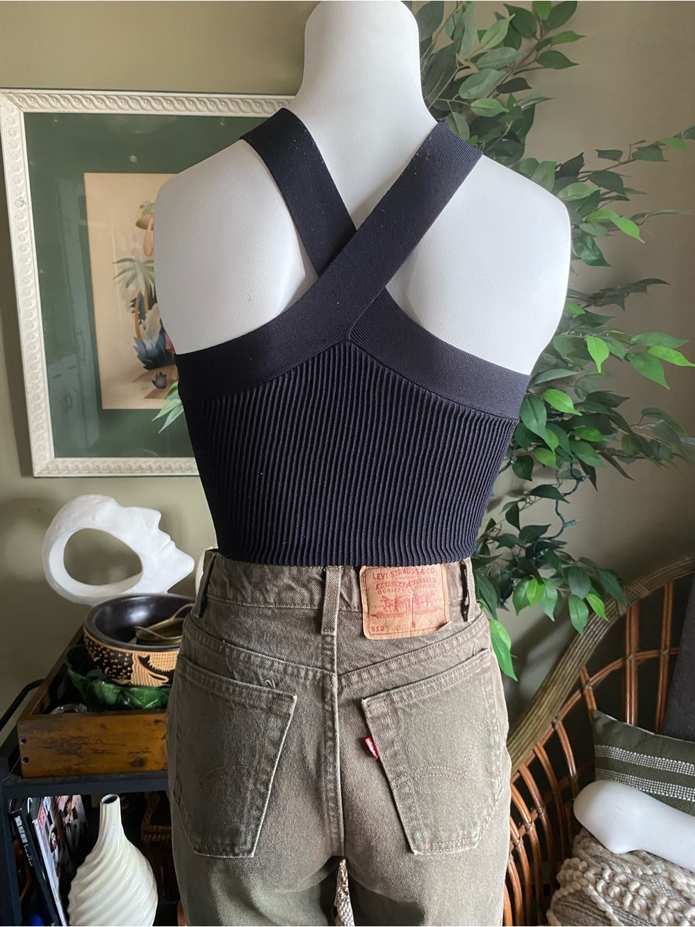 Babaton Black Ribbed stop - Picture 3 of 5